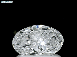 Picture of Natural Diamond 0.75 Carats, Oval with  Cut, D Color, VS2 Clarity and Certified by GIA
