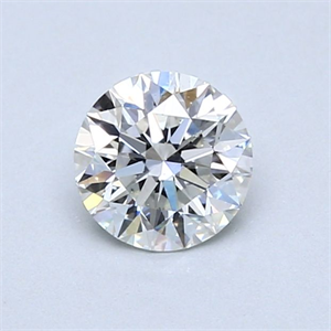 Foto Diamante Natural 0.71 quilates, Redondo , Color H, claridad SI1 y certificado GIA de