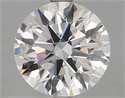 Lab Grown Diamond 3.03 Carats, Round with Ideal Cut, D Color, VVS1 Clarity and Certified by IGI