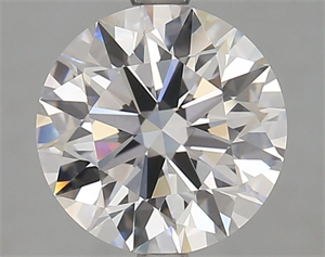 Picture of Lab Grown Diamond 3.03 Carats, Round with Ideal Cut, D Color, VVS1 Clarity and Certified by IGI