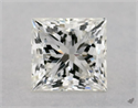 Natural Diamond 1.02 Carats, Princess with  Cut, H Color, VS2 Clarity and Certified by GIA
