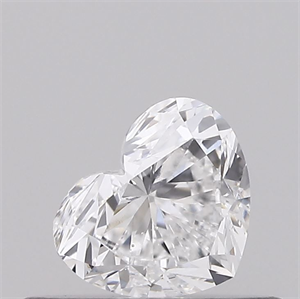 Picture of Natural Diamond 0.29 Carats, Heart with  Cut, D Color, SI1 Clarity and Certified by GIA