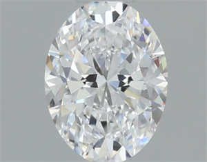 Picture of Natural Diamond 0.40 Carats, Oval with  Cut, D Color, VVS2 Clarity and Certified by GIA