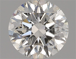 Picture of Natural Diamond 0.71 Carats, Round with Excellent Cut, I Color, SI1 Clarity and Certified by GIA
