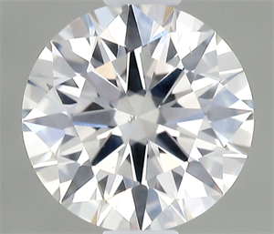 Picture of Natural Diamond 0.41 Carats, Round with Excellent Cut, F Color, SI1 Clarity and Certified by IGI