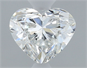 Natural Diamond 0.40 Carats, Heart with  Cut, F Color, VS1 Clarity and Certified by GIA
