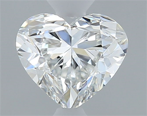 Picture of Natural Diamond 0.40 Carats, Heart with  Cut, F Color, VS1 Clarity and Certified by GIA