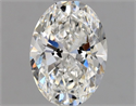 Diamante Natural 0.71 quilates, Ovalado , Color F, claridad VS2 y certificado GIA