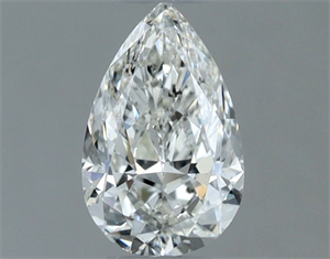 Picture of Natural Diamond 0.50 Carats, Pear with  Cut, H Color, SI2 Clarity and Certified by GIA