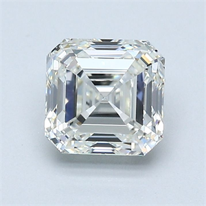 Picture of Natural Diamond 1.22 Carats, Asscher with  Cut, I Color, VVS2 Clarity and Certified by GIA