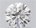 Natural Diamond 0.70 Carats, Round with Excellent Cut, F Color, IF Clarity and Certified by GIA