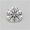 Del inventario de diamantes de laboratorio, 0.87 quilates, Redondo , Color D, claridad VVS2 y certificado IGI