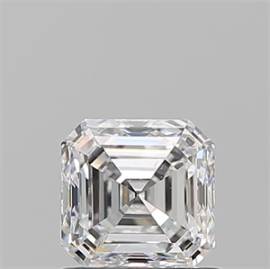 Picture of Natural Diamond 1.01 Carats, Asscher with  Cut, E Color, VS1 Clarity and Certified by GIA