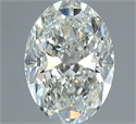 Natural Diamond 1.18 Carats, Oval with  Cut, I Color, VVS2 Clarity and Certified by GIA