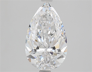 Foto Diamante Natural 2.40 quilates, De pera , Color D, claridad FL y certificado GIA de