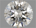Natural Diamond 0.50 Carats, Round with Excellent Cut, I Color, SI1 Clarity and Certified by GIA