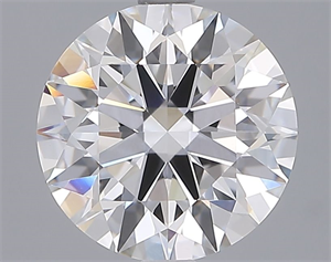 Picture of Lab Grown Diamond 3.05 Carats, Round with Ideal Cut, E Color, VVS2 Clarity and Certified by IGI