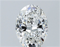 Diamante Natural 1.01 quilates, Ovalado , Color F, claridad SI1 y certificado GIA