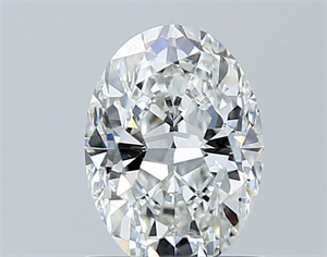 Foto Diamante Natural 1.01 quilates, Ovalado , Color F, claridad SI1 y certificado GIA de