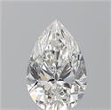 Natural Diamond 0.74 Carats, Pear with  Cut, G Color, VVS2 Clarity and Certified by GIA
