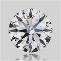 Natural Diamond 0.90 Carats, Round with Excellent Cut, H Color, VS1 Clarity and Certified by GIA