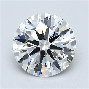 Picture of Natural Diamond 1.65 Carats, Round with Excellent Cut, G Color, VVS1 Clarity and Certified by GIA