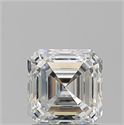 Natural Diamond 1.51 Carats, Asscher with  Cut, H Color, VS2 Clarity and Certified by GIA