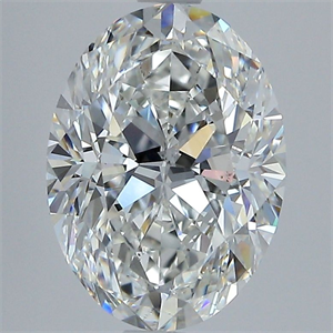 Picture of Natural Diamond 3.01 Carats, Oval with  Cut, G Color, SI1 Clarity and Certified by GIA