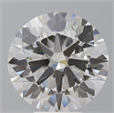 Del inventario de diamantes de laboratorio, 6.01 quilates, Redondo , Color F, claridad VVS2 y certificado IGI