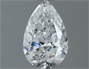 Natural Diamond 0.50 Carats, Pear with  Cut, F Color, VS2 Clarity and Certified by GIA