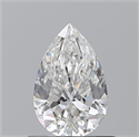 Diamante Natural 0.72 quilates, De pera , Color F, claridad VS2 y certificado GIA