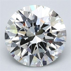 Foto Diamante Natural 2.51 quilates, Redondo , Color H, claridad VS1 y certificado GIA de