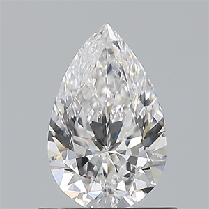 Picture of Natural Diamond 0.70 Carats, Pear with  Cut, D Color, VVS2 Clarity and Certified by GIA