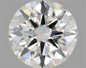 Picture of Natural Diamond 1.01 Carats, Round with Excellent Cut, H Color, SI2 Clarity and Certified by GIA