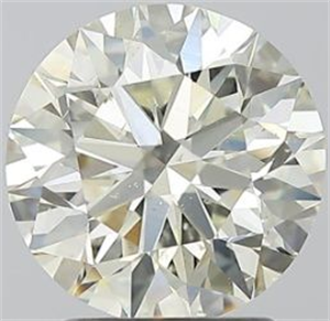 Foto Diamante Natural 2.20 quilates, Redondo , Color J, claridad SI1 y certificado GIA de