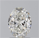 Natural Diamond 1.50 Carats, Oval with  Cut, H Color, VS2 Clarity and Certified by GIA
