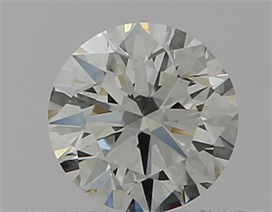 Picture of Natural Diamond 0.40 Carats, Round with Excellent Cut, H Color, VS1 Clarity and Certified by GIA
