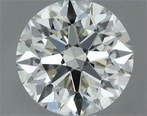 Picture of Natural Diamond 0.70 Carats, Round with Excellent Cut, J Color, VVS2 Clarity and Certified by IGI