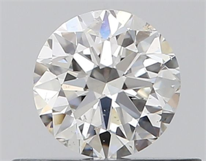 Picture of Natural Diamond 0.40 Carats, Round with Very Good Cut, G Color, SI2 Clarity and Certified by GIA