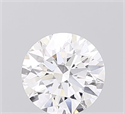 Lab Grown Diamond 1.26 Carats, Round with Ideal Cut, D Color, VVS1 Clarity and Certified by IGI