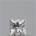Natural Diamond 0.24 Carats, Princess with  Cut, D Color, VS1 Clarity and Certified by GIA