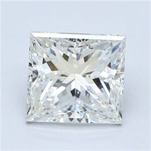 Picture of Natural Diamond 1.90 Carats, Princess with  Cut, I Color, VS2 Clarity and Certified by GIA