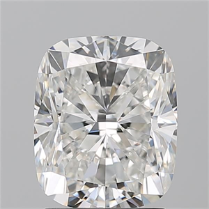 Foto Diamante Natural 2.22 quilates, Del cojín , Color F, claridad VS1 y certificado GIA de