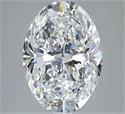 Diamante Natural 3.85 quilates, Ovalado , Color E, claridad SI1 y certificado GIA