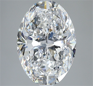 Foto Diamante Natural 3.85 quilates, Ovalado , Color E, claridad SI1 y certificado GIA de