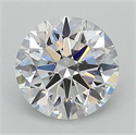 Lab Grown Diamond 1.32 Carats, Round with Ideal Cut, D Color, VS1 Clarity and Certified by IGI