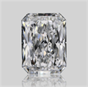 Natural Diamond 1.01 Carats, Radiant with  Cut, D Color, VS1 Clarity and Certified by GIA
