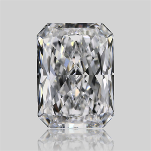 Picture of Natural Diamond 1.01 Carats, Radiant with  Cut, D Color, VS1 Clarity and Certified by GIA