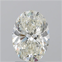 Natural Diamond 2.01 Carats, Oval with  Cut, J Color, VS2 Clarity and Certified by GIA