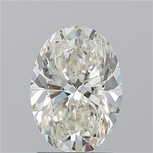 Picture of Natural Diamond 2.01 Carats, Oval with  Cut, J Color, VS2 Clarity and Certified by GIA